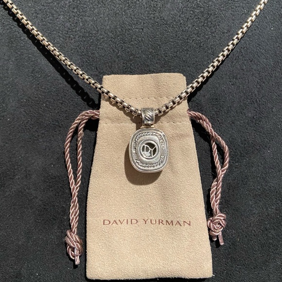 David Yurman Mabe Pearl Albion Enhancer Pendant - Picture 2 of 4